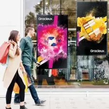 Samsung Digital Signage vitrine display