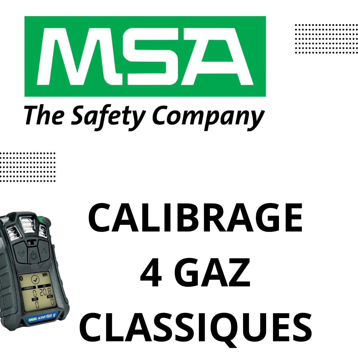 MSA Altair 4XR 4-jaarskalibratie (LEL, O2, CO, H2S, CO2) image