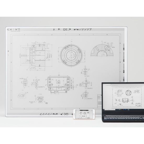 RICOH eWhiteboard 42'' - partage de contenu via WiFi