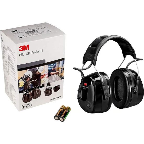 3M Peltor ProTac III - Casque antibruit avec modulation - MT13H221A avec boite