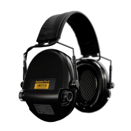 Sordin Supreme Pro-X Slim black - casque antibruit ultra léger