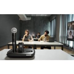 Shure MXW NEXT 2 - kit audioconférence avec micros sans fil et haut-parleurs