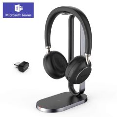 Micro casque Yealink BH76 certifié Teams avec Base de chargement et dongle USB-C