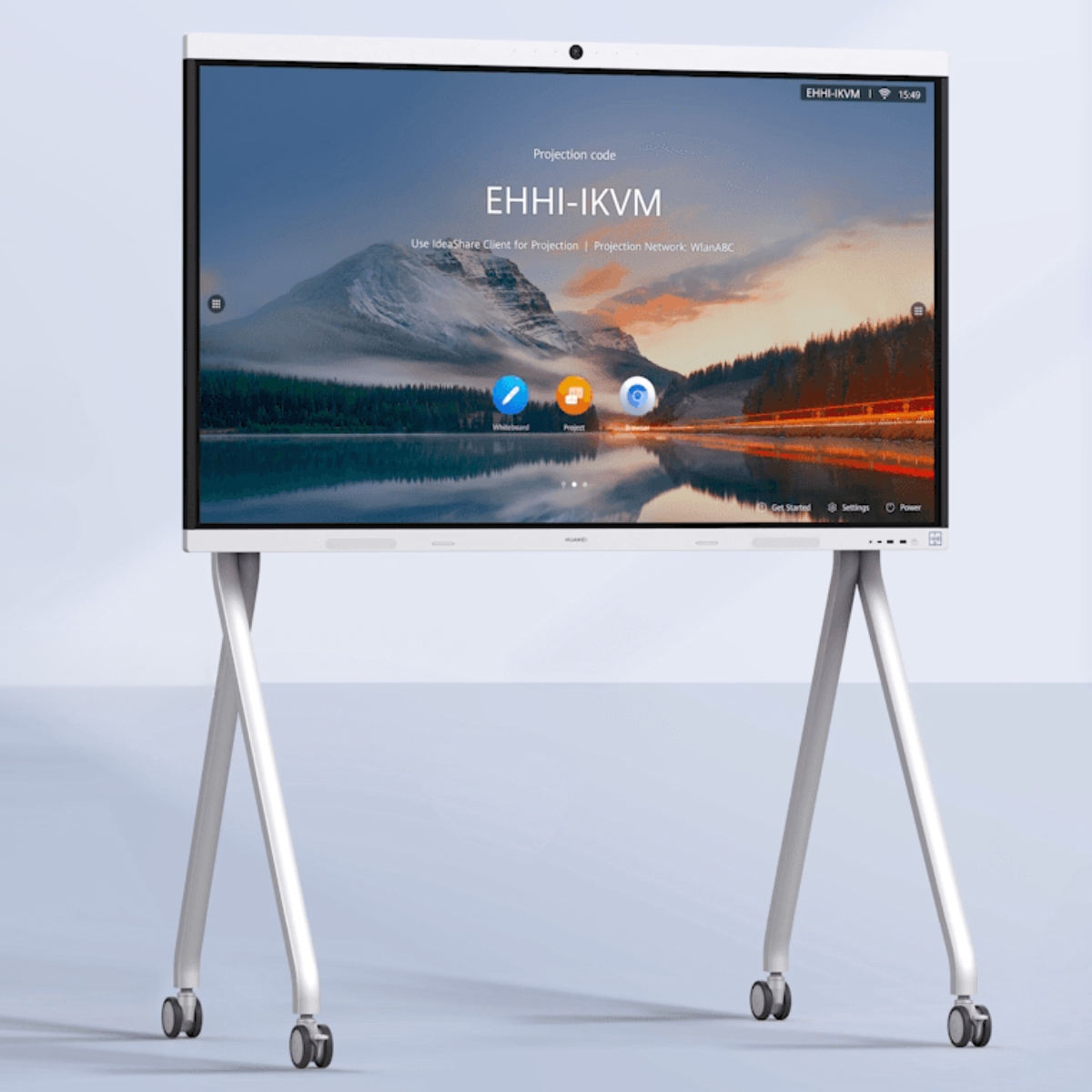 Kit Video Conference Draadloos met Smart Board Huawei IdeaHub B3 - Rolstandaard image