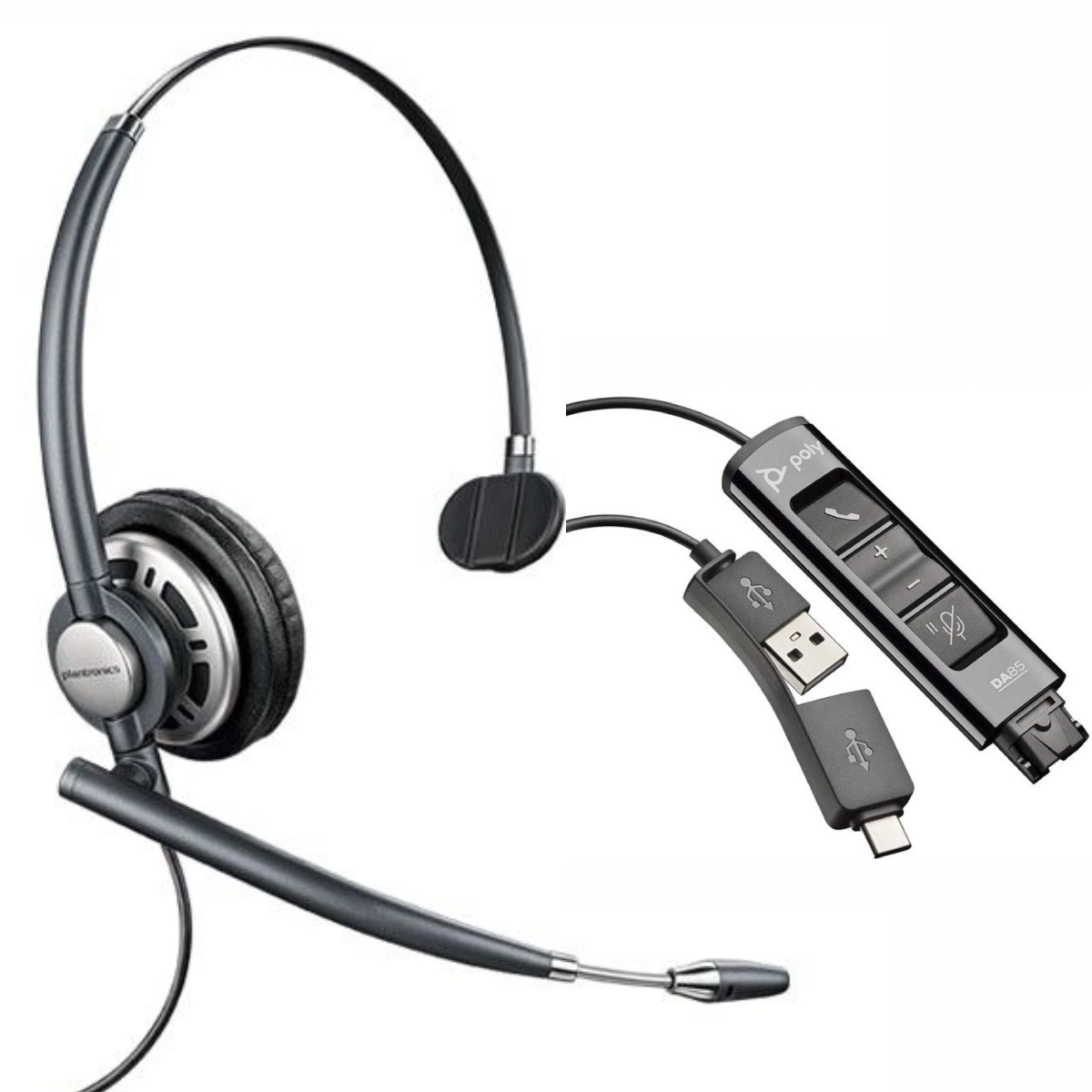 plantronics encorepro 710 digital met da85 adapter