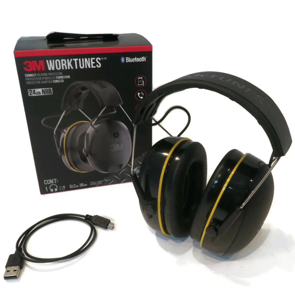 3M WorkTunes Connect - Oorkappen bluetooth draadloos - 90543EC1