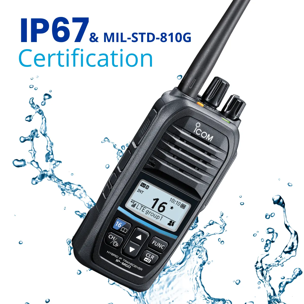 IP67 en militaire certificering: IP-M60 een robuuste VHF