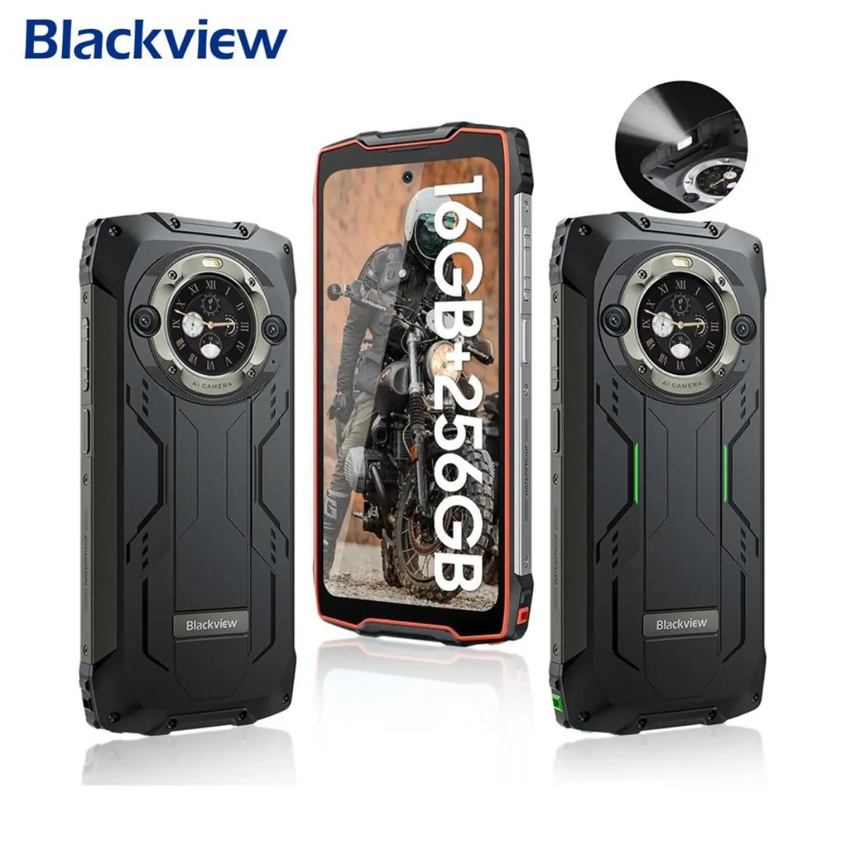 Blackview BV9300 PRO - Robuuste smartphone - zwart, groen of oranje