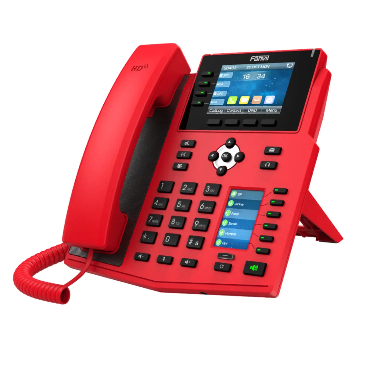 Fanvil X5U-R V2 - SIP IP-telefoon met 16 accounts