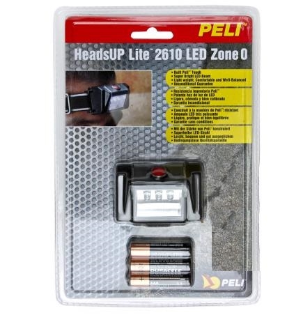 PELI 2610Z0 HeadsUp Lite: Elektricienkoplamp